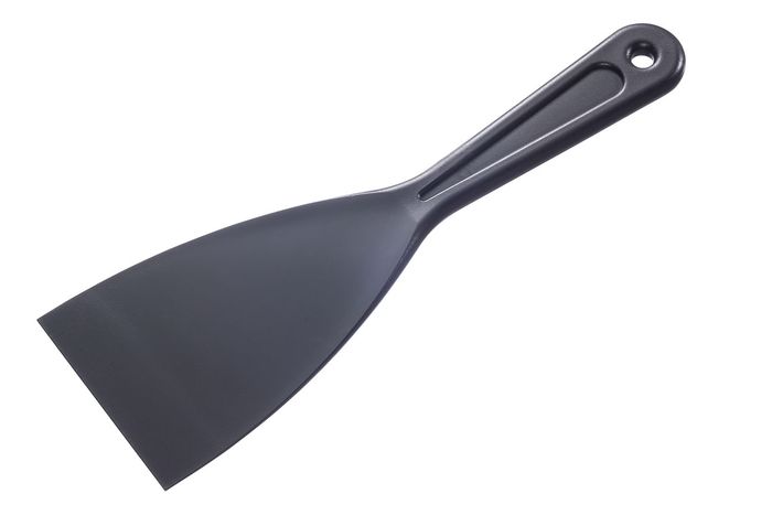 Spatula for steam wallpaper remover