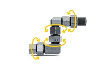 FlexTwist Z joint - 1/4'' x 1/4'' threads