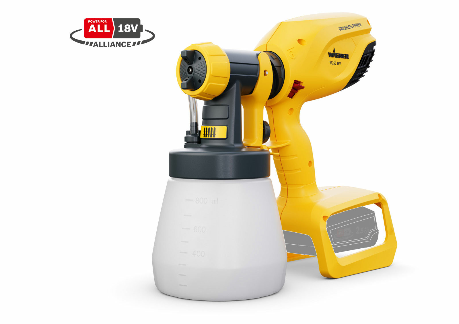 W250 18V Wood& Metal Sprayer