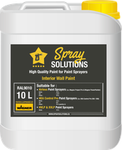 SpraySolutions - Emulsion/Wall Paint - 10 litres - RAL9010