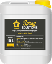 SpraySolutions - Emulsion/Wall Paint - 10 litres - WHITE